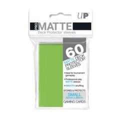 PRO-Matte Small Size Deck Protector sleeves (60 ct.) Lime Green